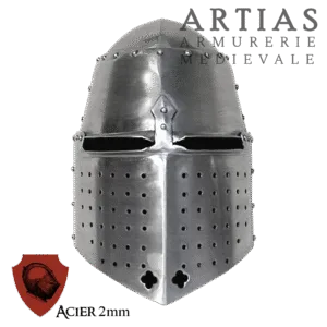 Grand Heaume de type Pembroke à timbre conique