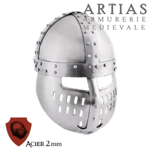 Cervelière a faciale du XII et XIII -ème siècle