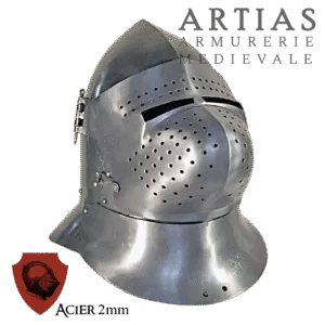 Grand bacinet XVeme siècle plus précisément vers 1440