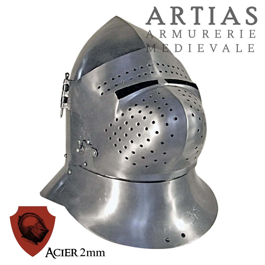 Grand bacinet XVeme siècle plus précisément vers 1440