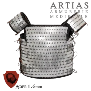Cuirasse lamellaire acier