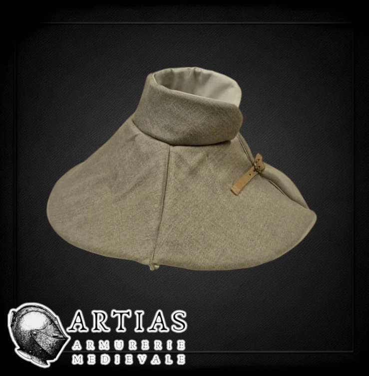 Colletin Gamboisé Lin – Protection Cou & Épaules